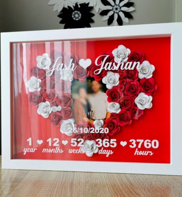 Heart-Shaped Photo Frame